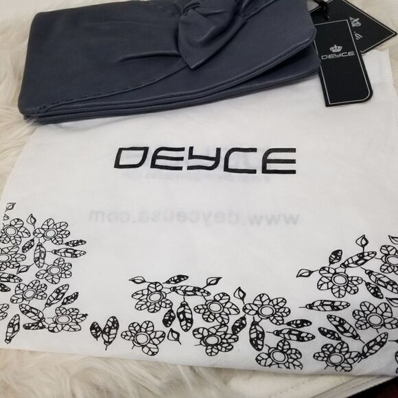 Grey/Blue Deyce Crossbody/ Clutch Bag - Picture 8 of 13